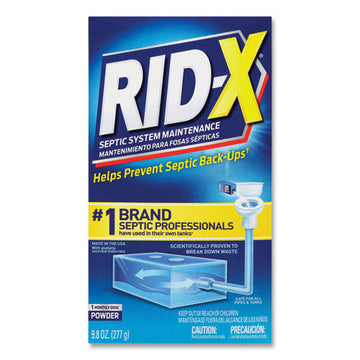 RID-X® Septic System Treatment Concentrated Powder, 9.8 Oz, 12-carton freeshipping - TVN Wholesale